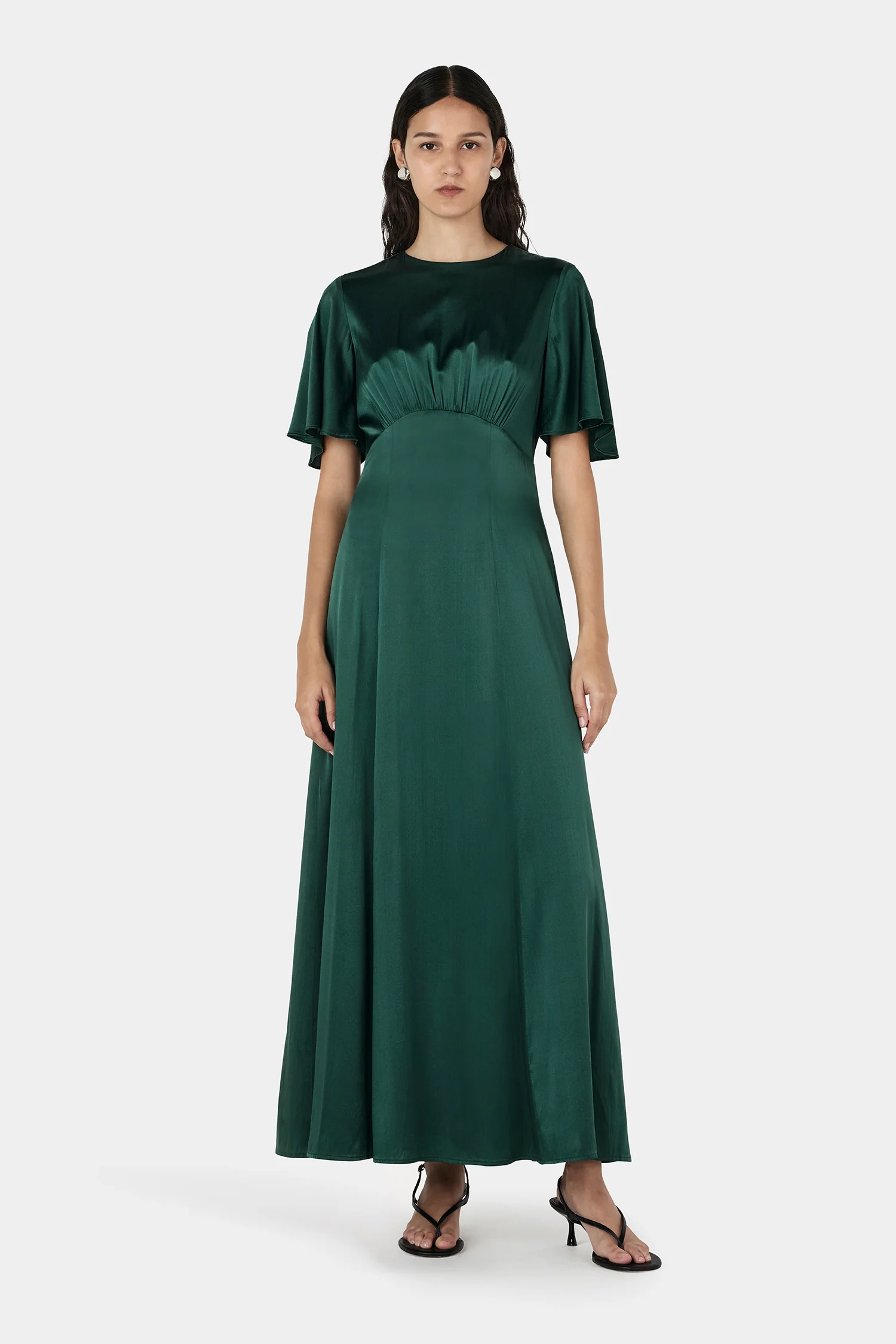 Amber Dress Pine Green - Image 4
