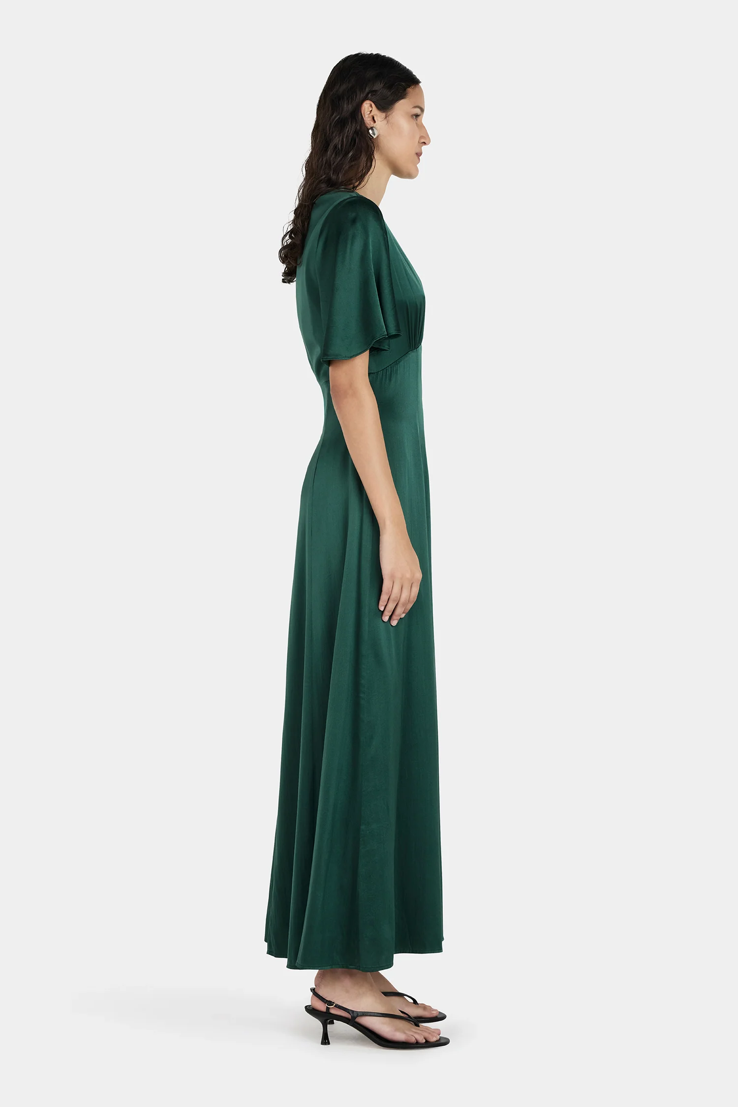 Amber Dress Pine Green - Image 5