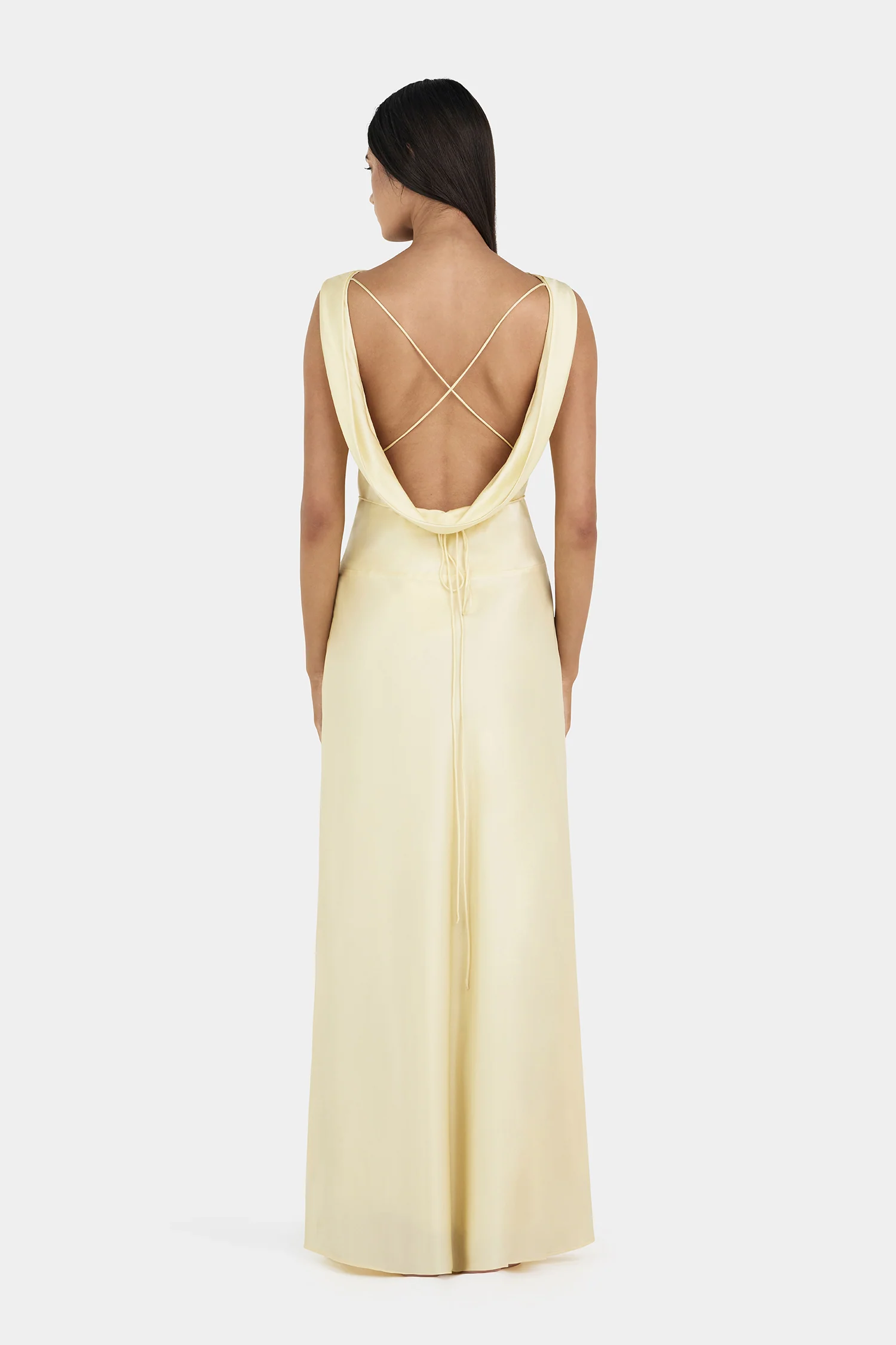 Clara Bias Dress Butter - Image 4