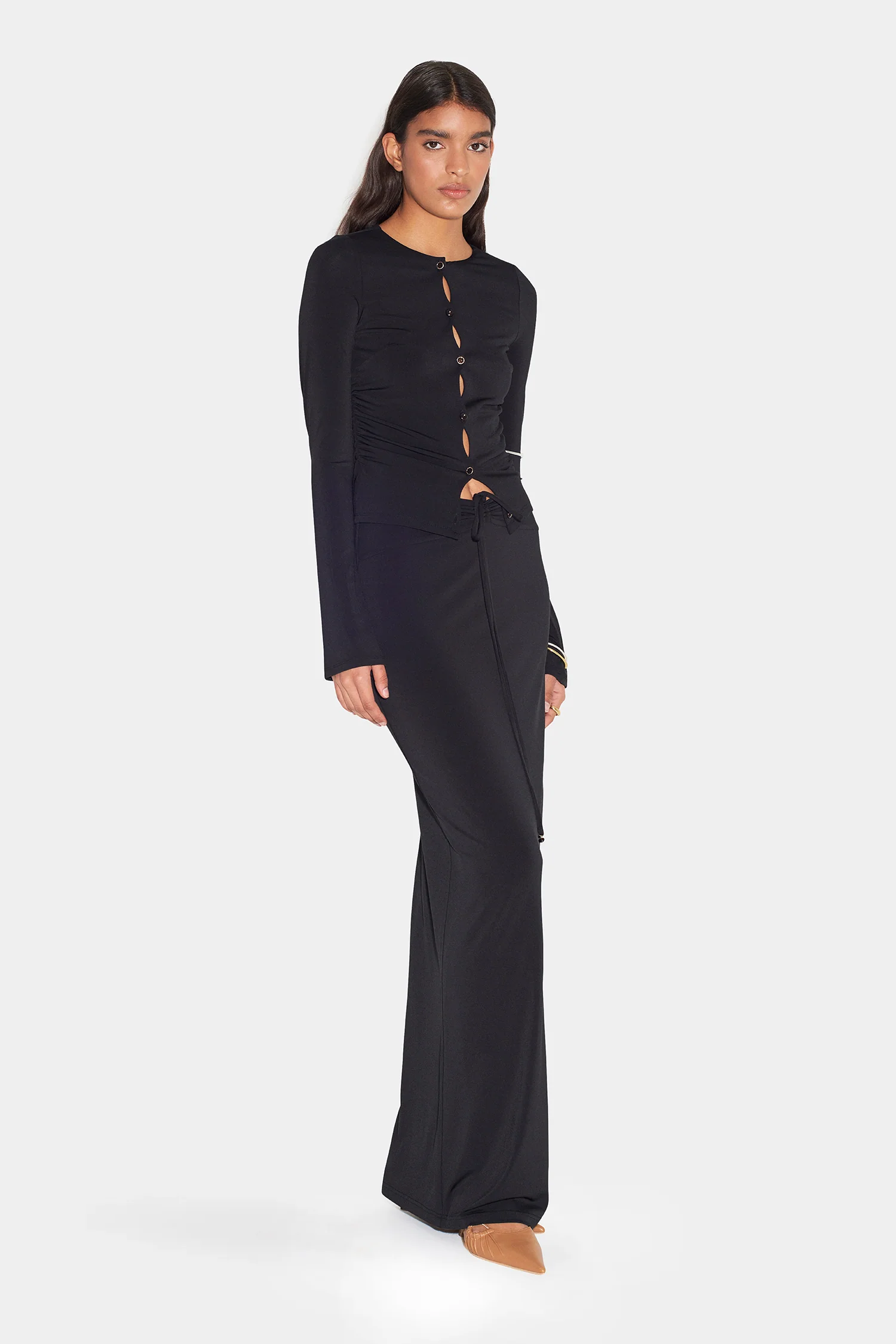 Eileen Jersey Top Black - Image 5