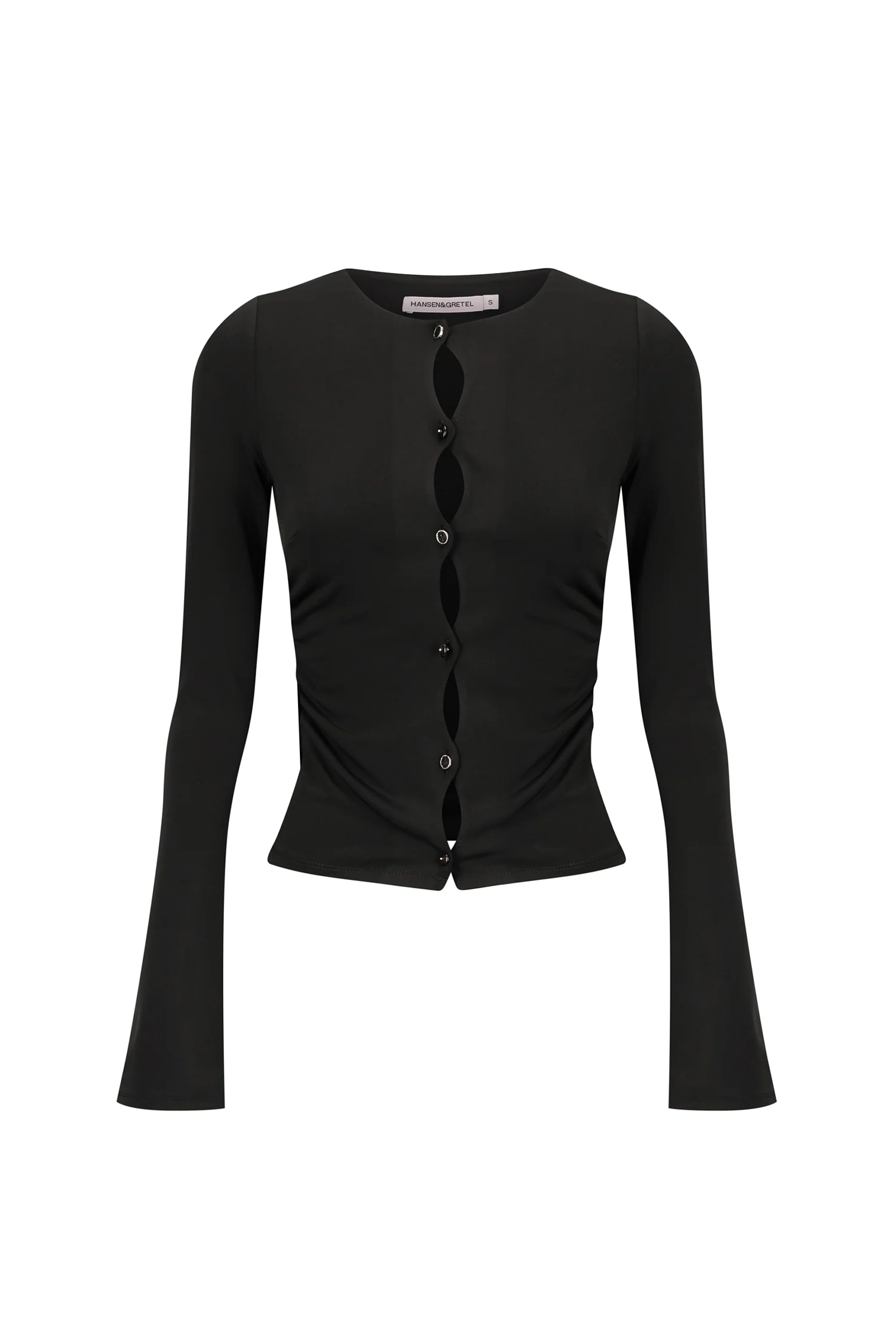 Eileen Jersey Top Black - Image 6