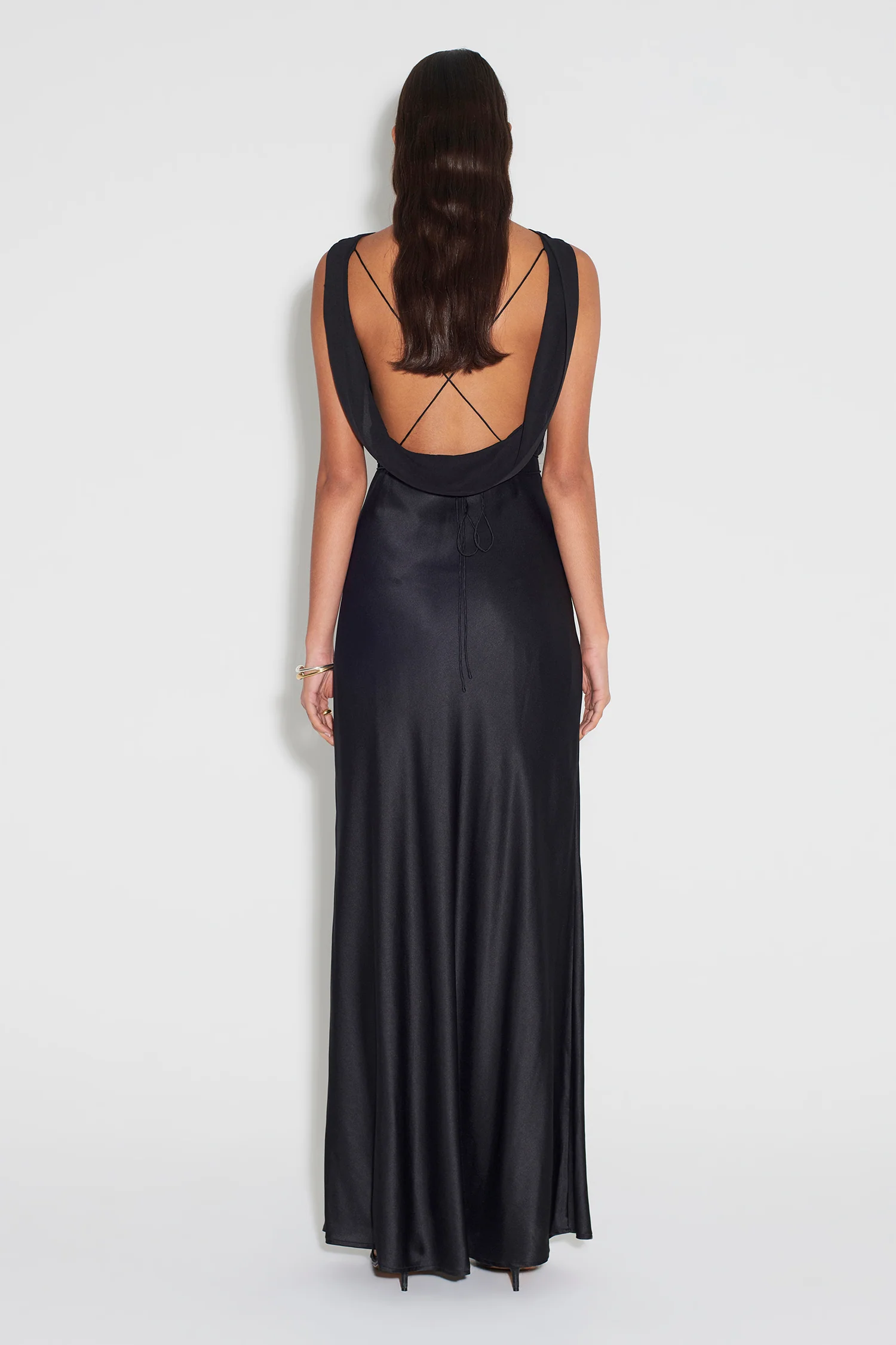 Karina Slip Dress Black - Image 5
