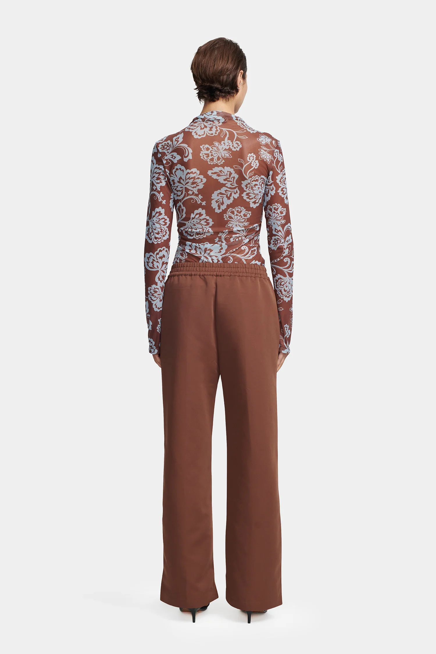 Lennon Relaxed Pant Chocolate - Image 3