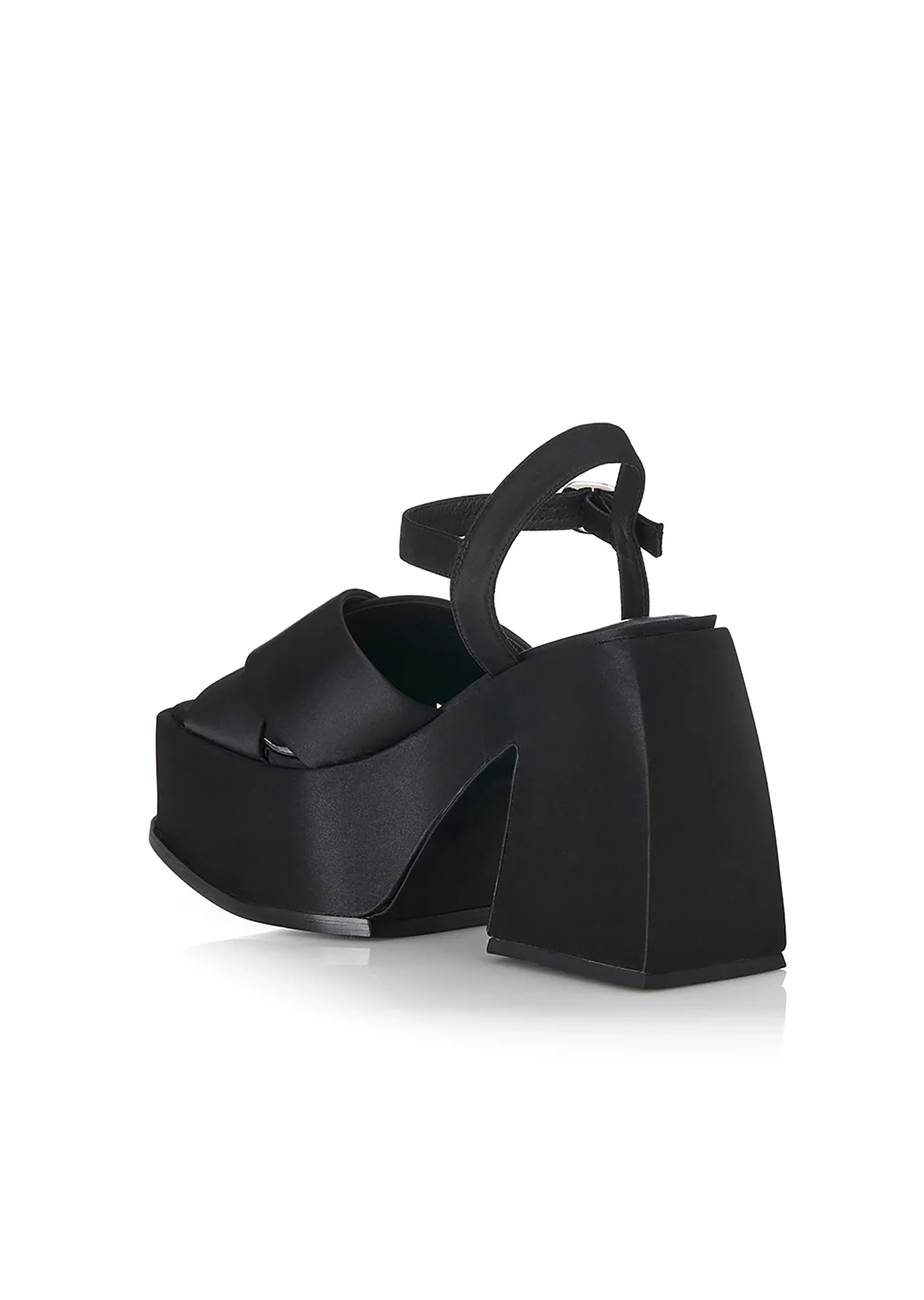 Lyla Heel Black Satin - Image 4