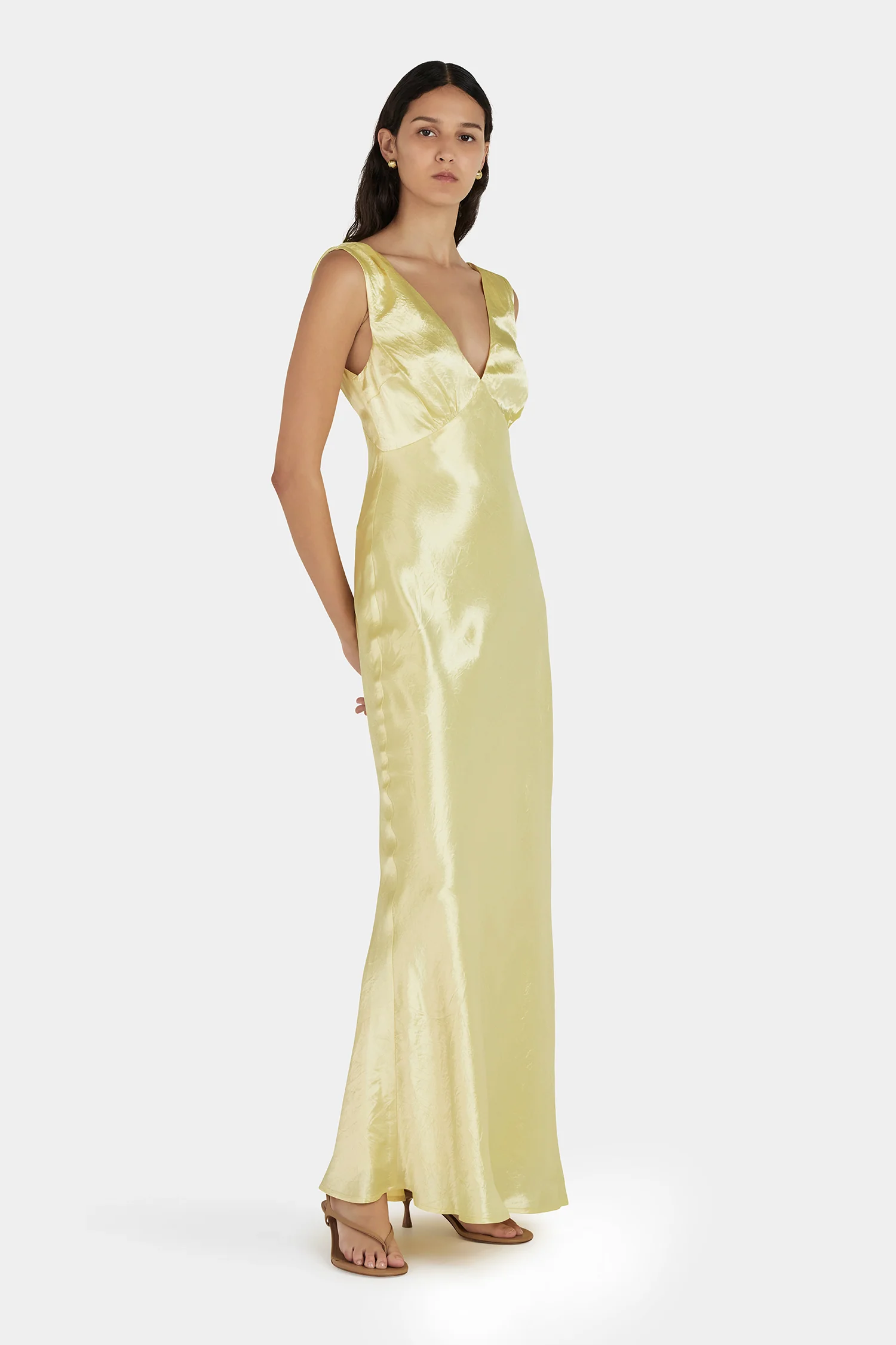 Marcelle Dress Lemon - Image 4