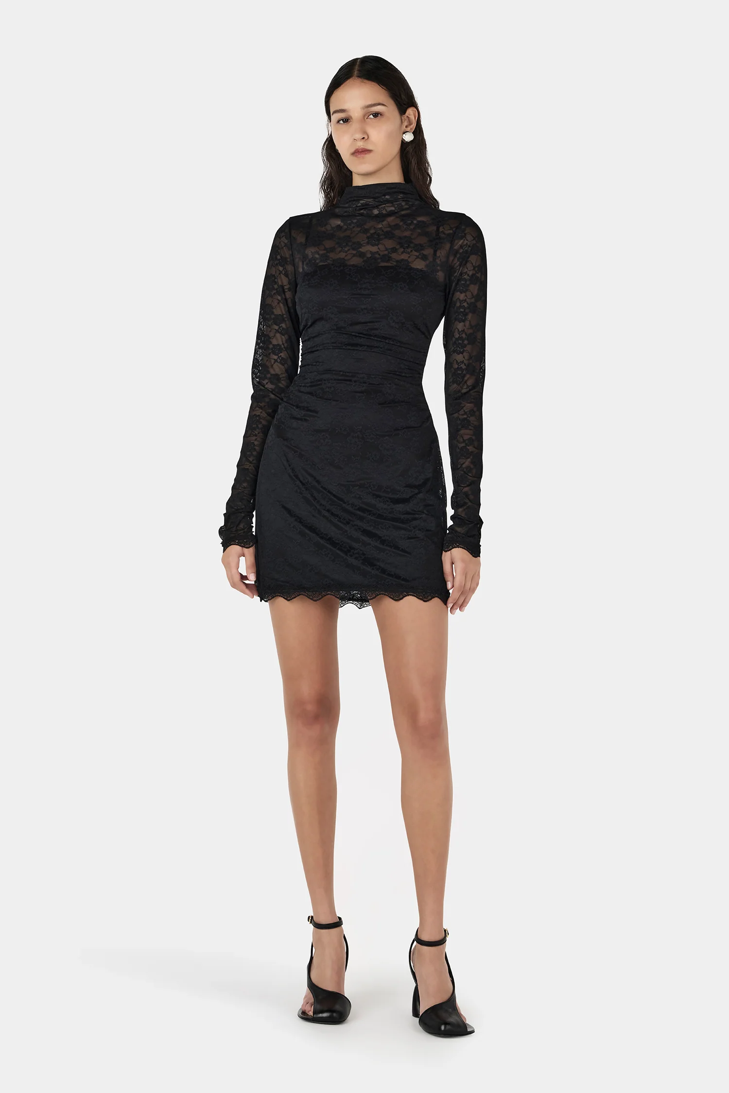 Marco Lace Dress Black - Image 3