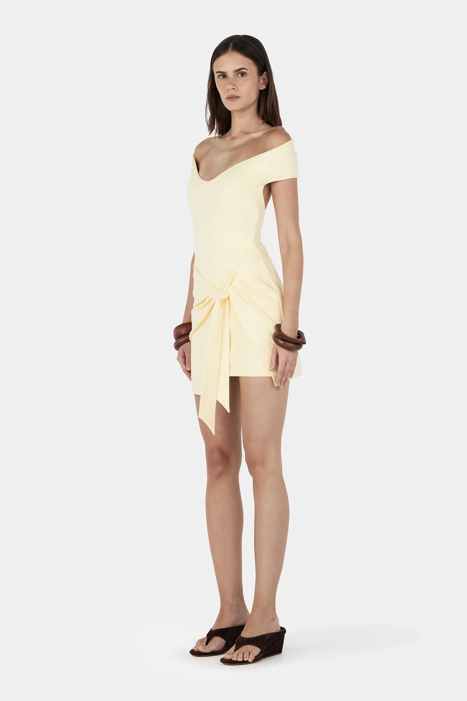 Mollie Mini Dress Butter - Image 4