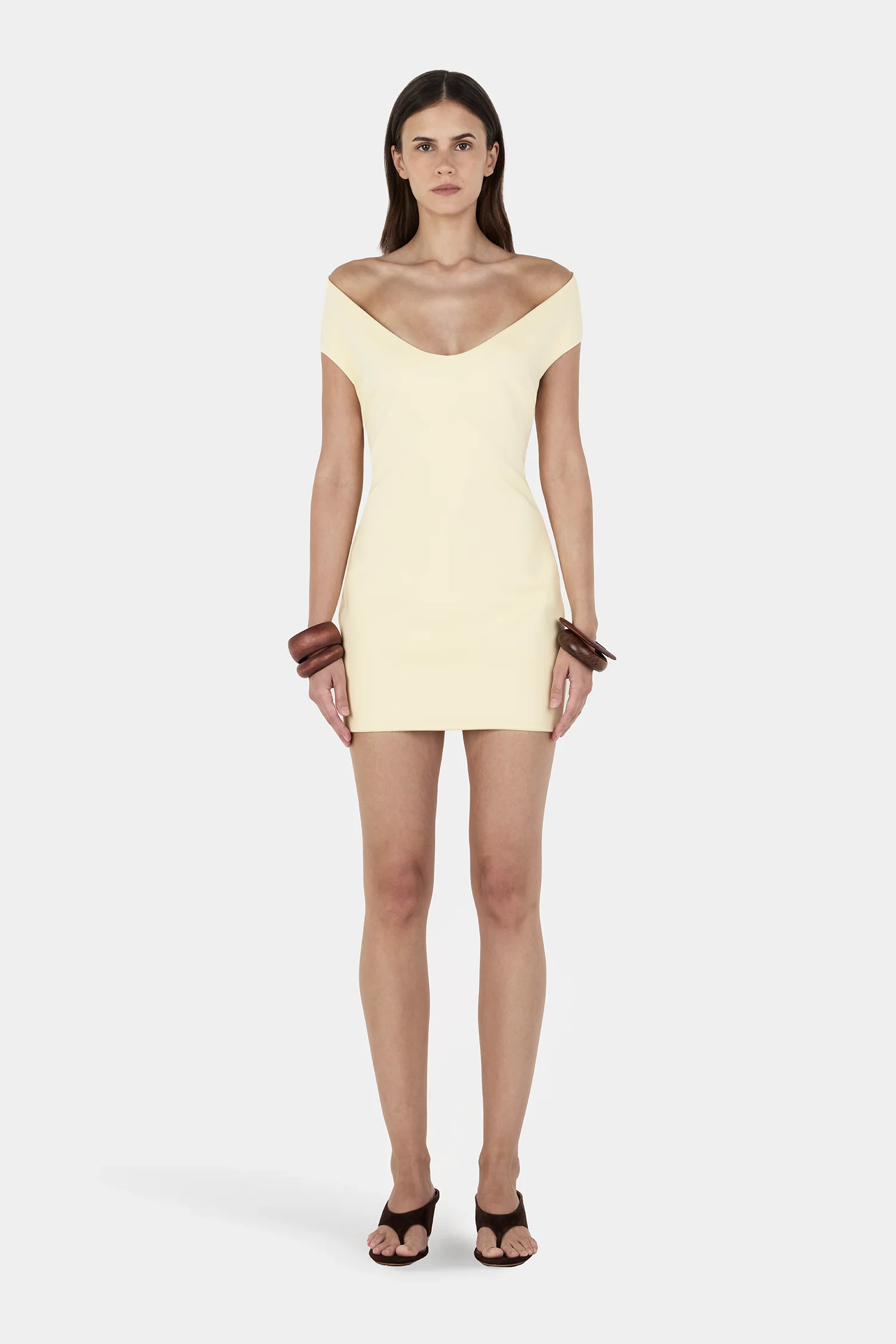 Mollie Mini Dress Butter - Image 6
