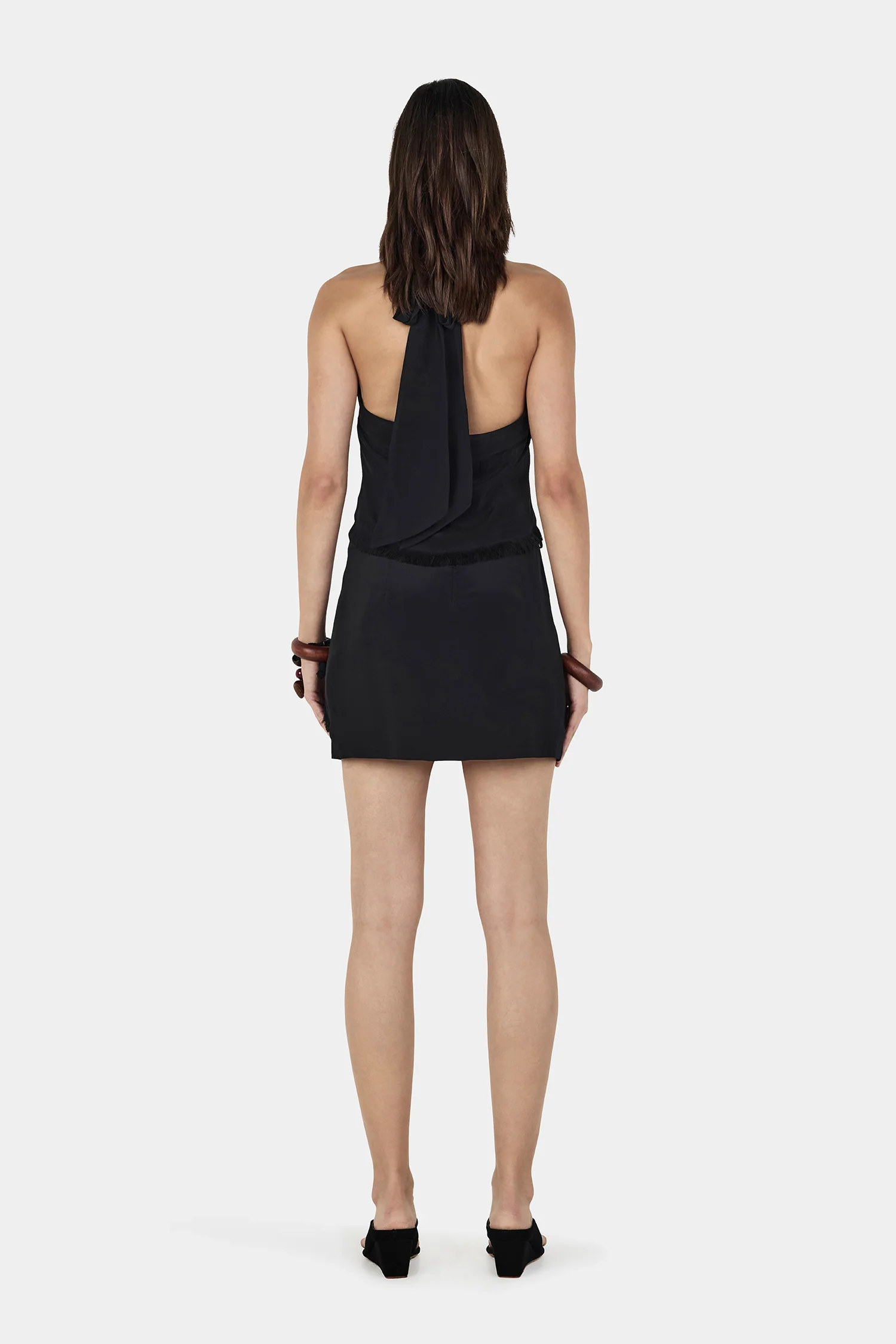 Sasha Wrap Top Black - Image 3